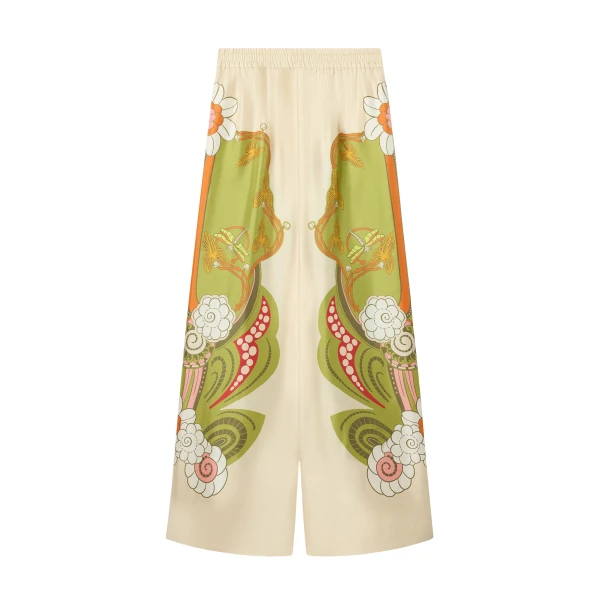 La DoubleJ Palazzo Pants in Ambrosia Placée Ivory