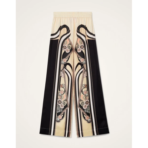 La DoubleJ Palazzo Pants in Ambrosia Placée Pale Pink, view 5