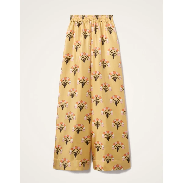 La DoubleJ Palazzo Pants in Florette Yellow, view 6