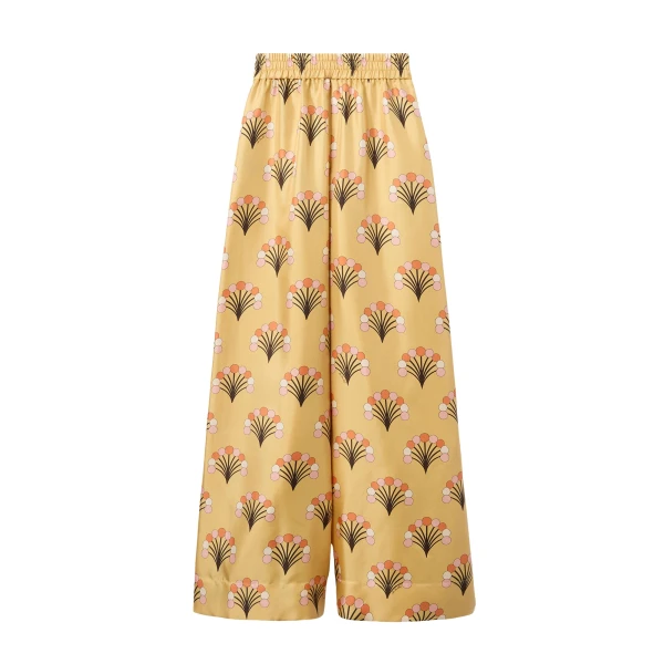 La DoubleJ Palazzo Pants in Florette Yellow