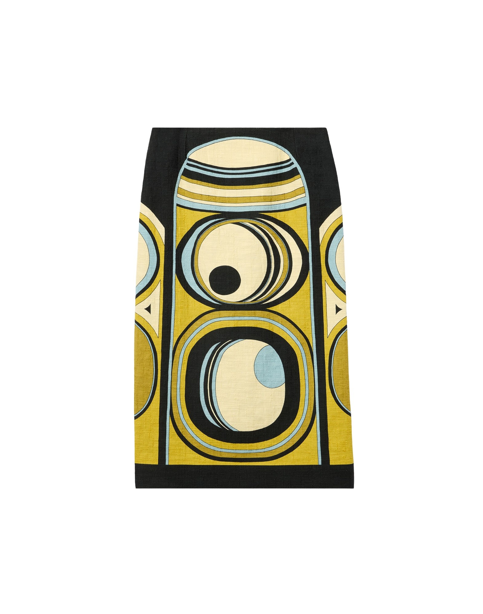 La DoubleJ Pencil Skirt in Sanctuary Placée Gold - Skirts - Milanese Maximalist Fashion at Luxury Shoes 