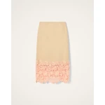 La DoubleJ Pencil Skirt in Solid Light Beige