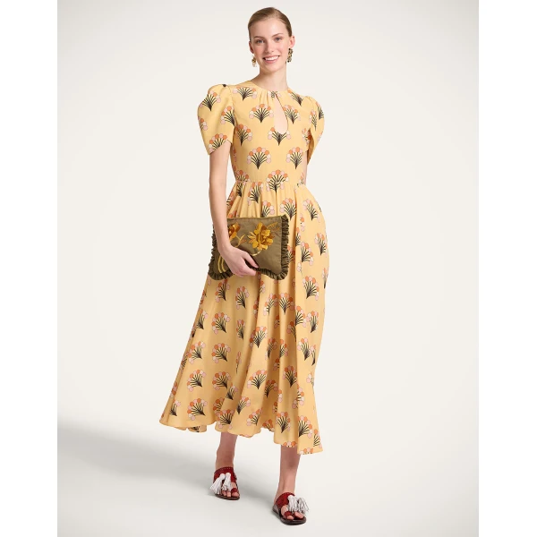 La DoubleJ Petal Dress in Florette Yellow, view 2