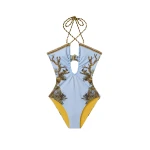 La DoubleJ Portal Suit in Oceania Placée Light Blue