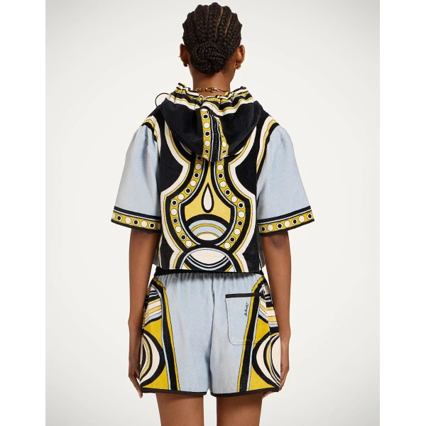 La DoubleJ Portal Tee in Sanctuary Placée Light Blue Top, view 3