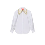 La DoubleJ Pouf Shirt in Solid White