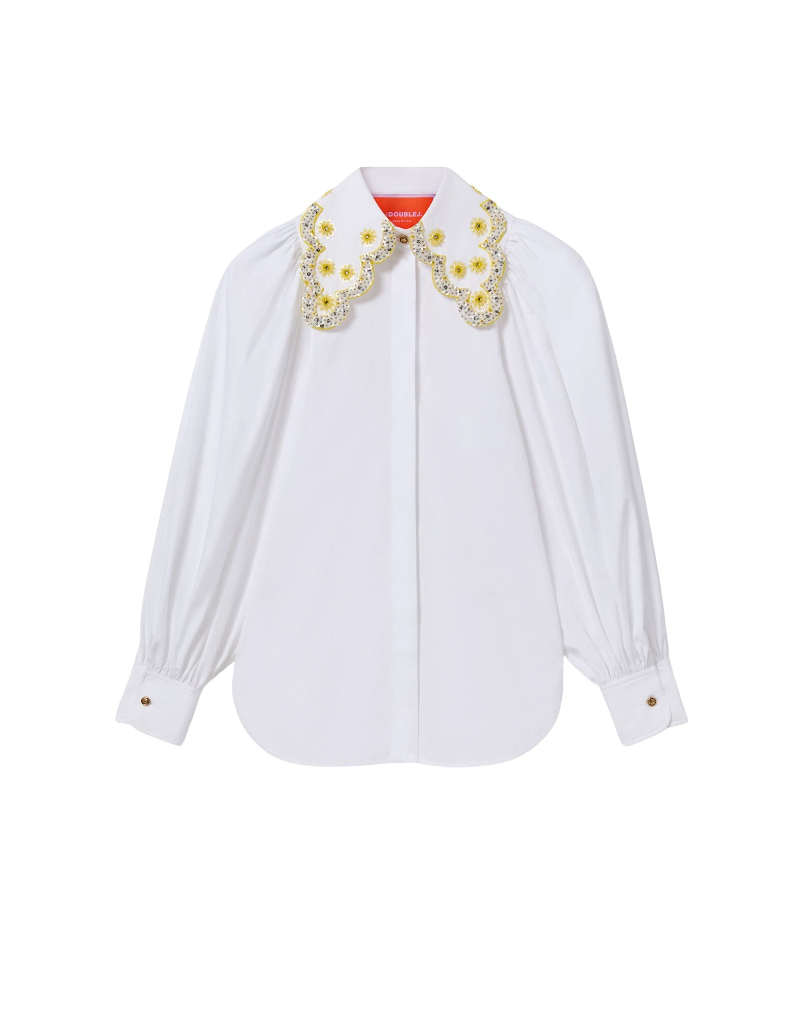 La DoubleJ Pouf Shirt in Solid White