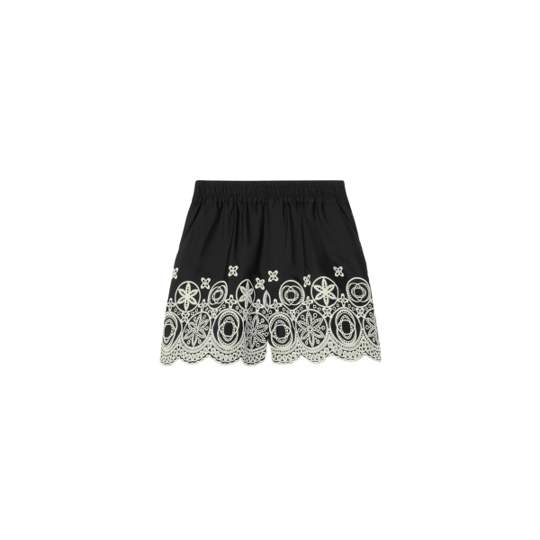 La DoubleJ Pull-Up Shorts in Eclipse Solid Black - Shorts - Milanese Maximalist Fashion at Luxury Shoes 