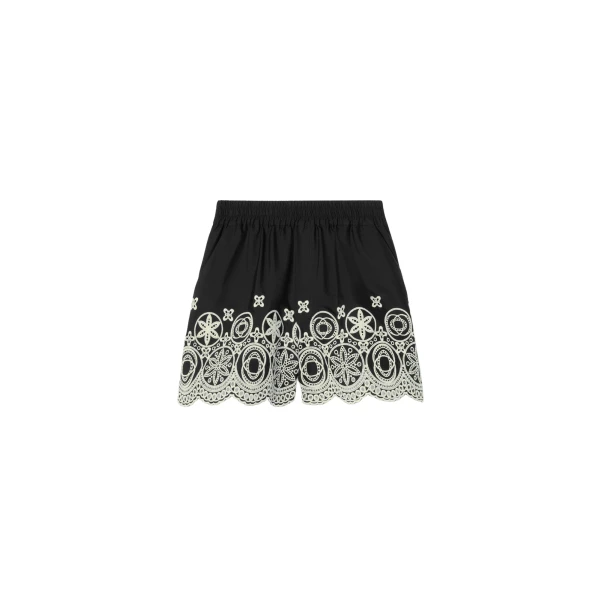 La DoubleJ Pull-Up Shorts in Eclipse Solid Black