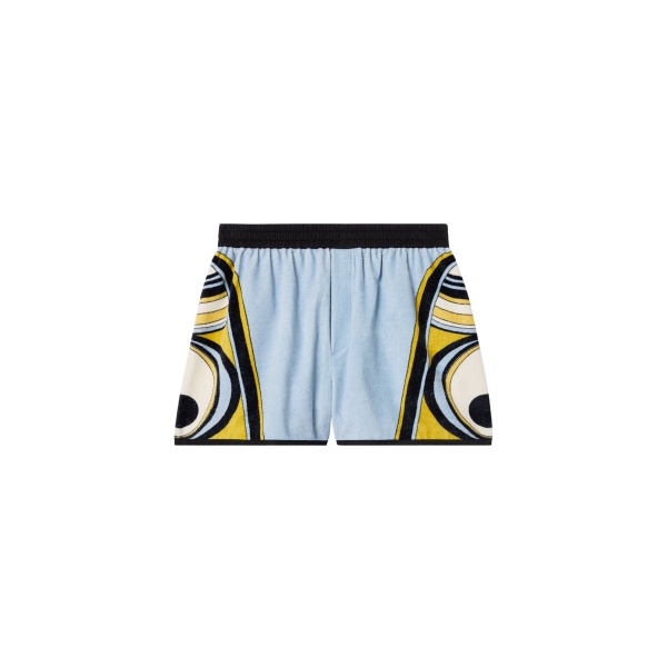 La DoubleJ Pull-Up Shorts in Sanctuary Placée Light Blue - Shorts - Milanese Maximalist Fashion at Luxury Shoes 
