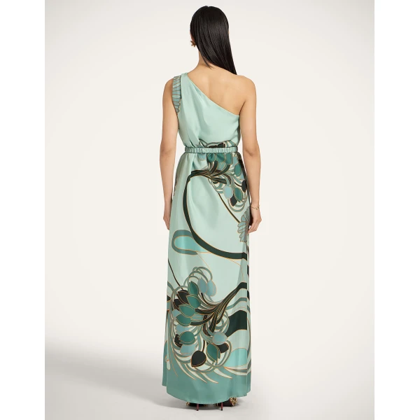 La DoubleJ Roy Dress in Blooming Tulip Placée Mint, view 3