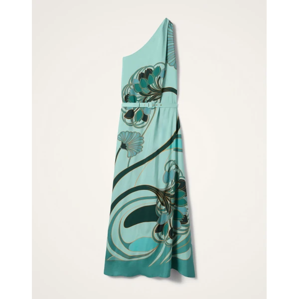 La DoubleJ Roy Dress in Blooming Tulip Placée Mint, view 6