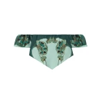 La DoubleJ Sand Dollar Top in Blooming Tulip Placée Mint
