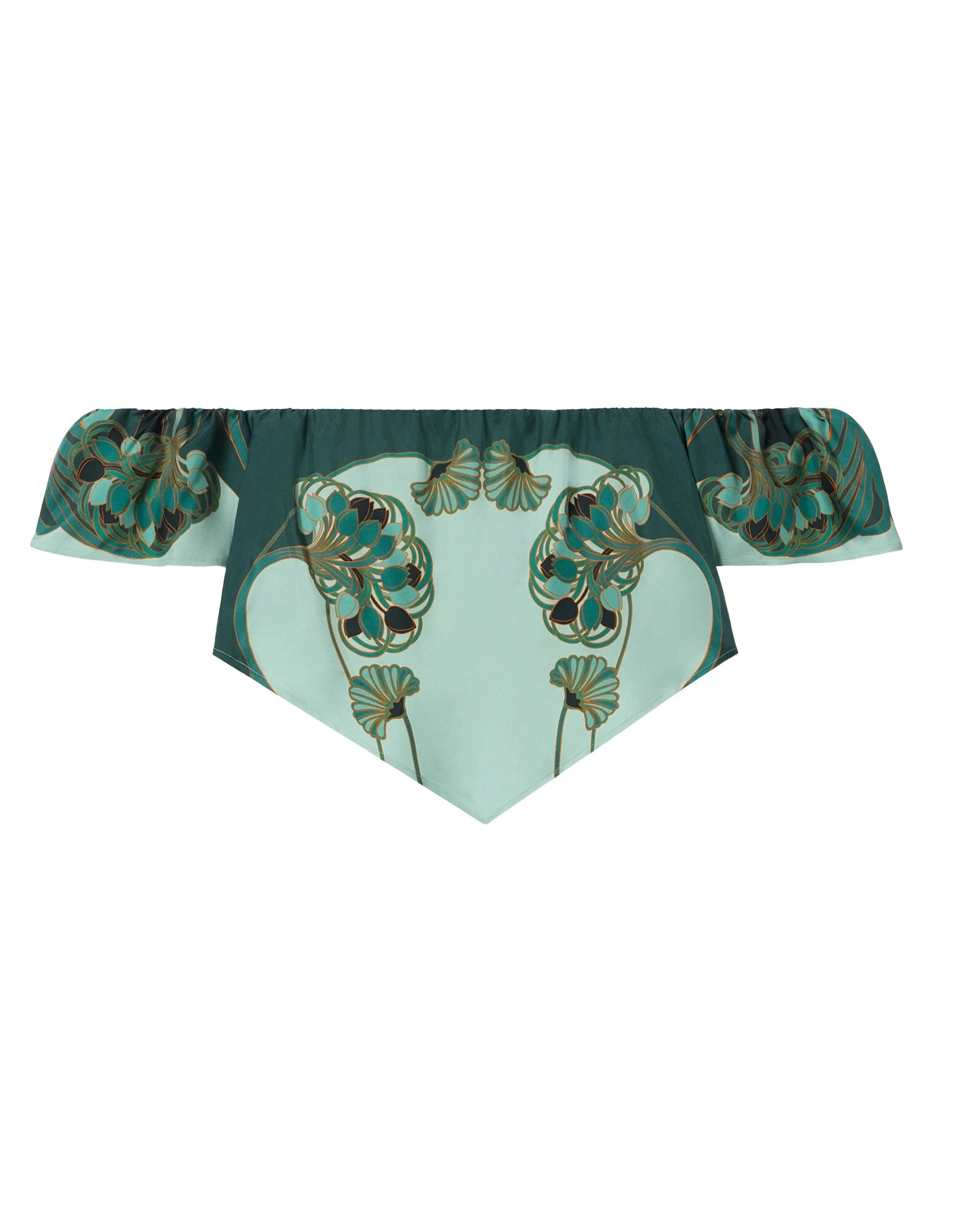 La DoubleJ Sand Dollar Top in Blooming Tulip Placée Mint