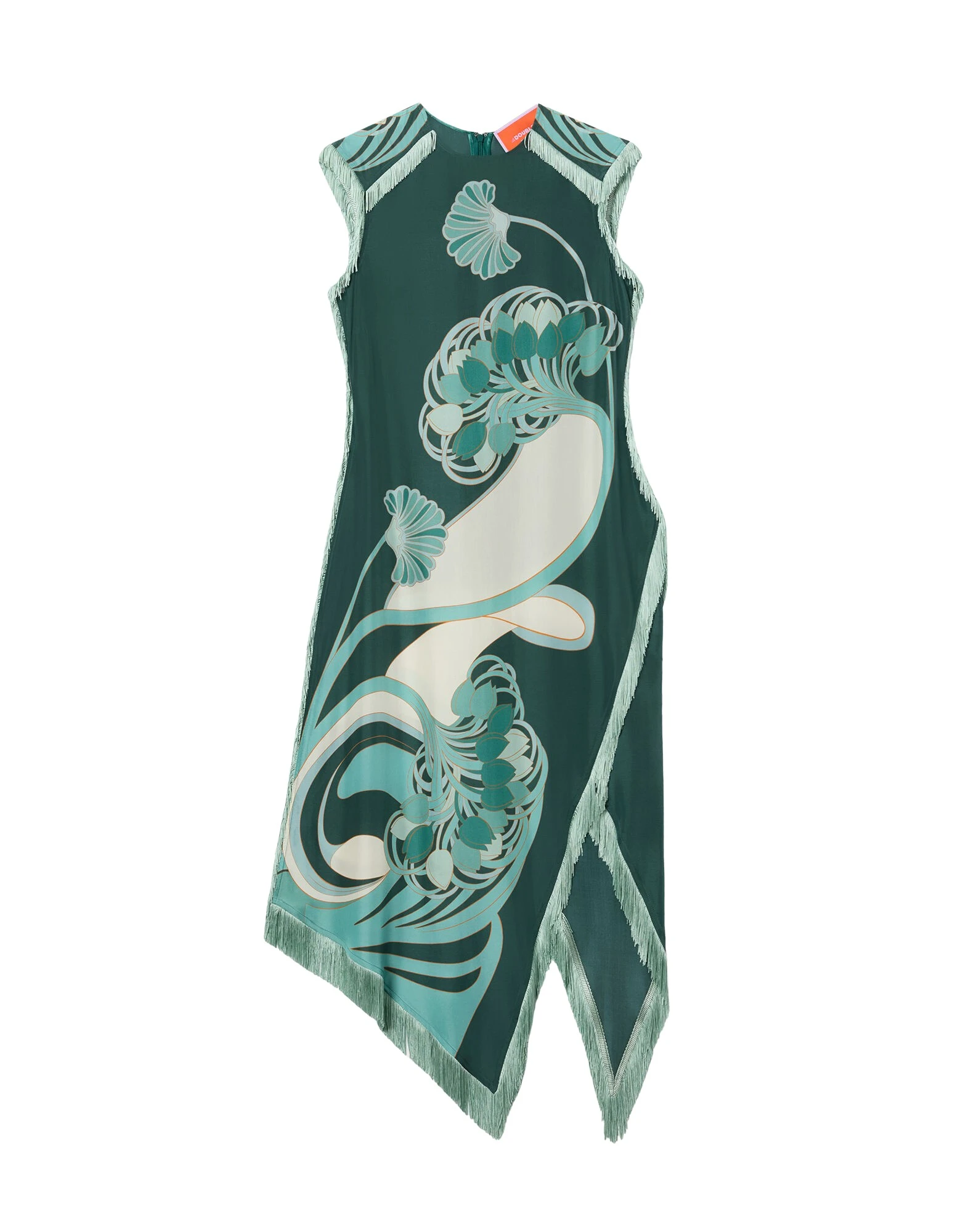 La-DoubleJ-Scarf-Dress-in-Blooming-Tulip-Placee-Dark-Green47702_nobg La DoubleJ Scarf Dress in Blooming Tulip Placée Dark Green