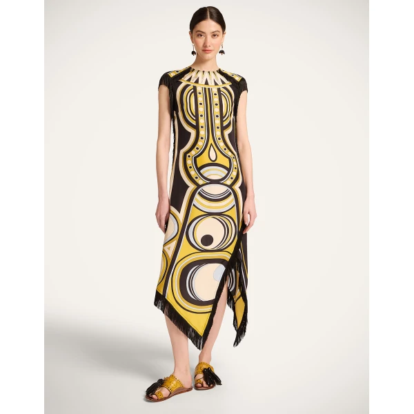 La DoubleJ Scarf Dress in Sanctuary Placée Gold, view 2
