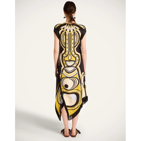 La DoubleJ Scarf Dress in Sanctuary Placée Gold, view 3