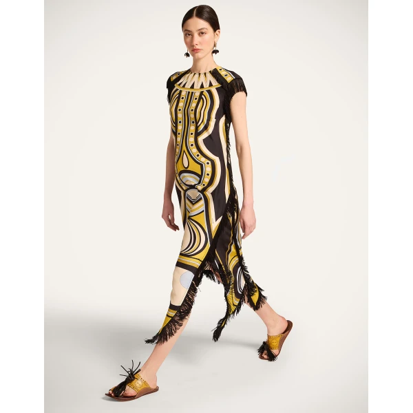 La DoubleJ Scarf Dress in Sanctuary Placée Gold, view 5