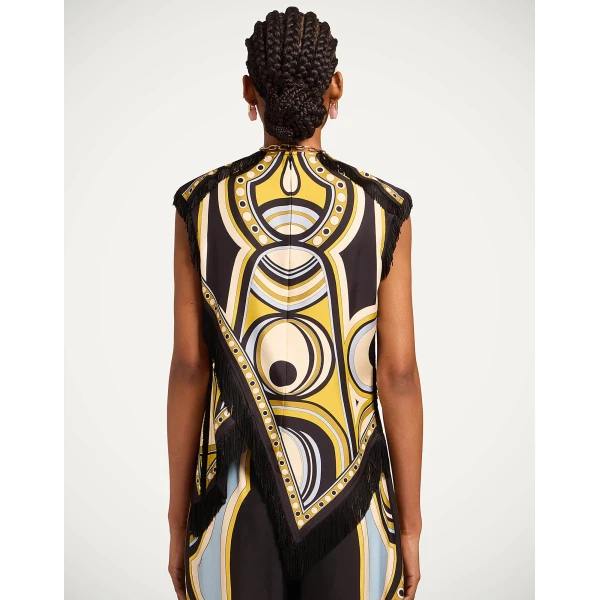 La DoubleJ Scarf Top in Sanctuary Placée Gold, view 3