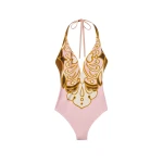 La DoubleJ Sexy Swimsuit in Cocoon Placée Pink