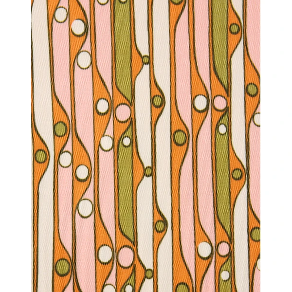 La DoubleJ Sleeveless Stretch Polo in Smarties Orange Top, view 6