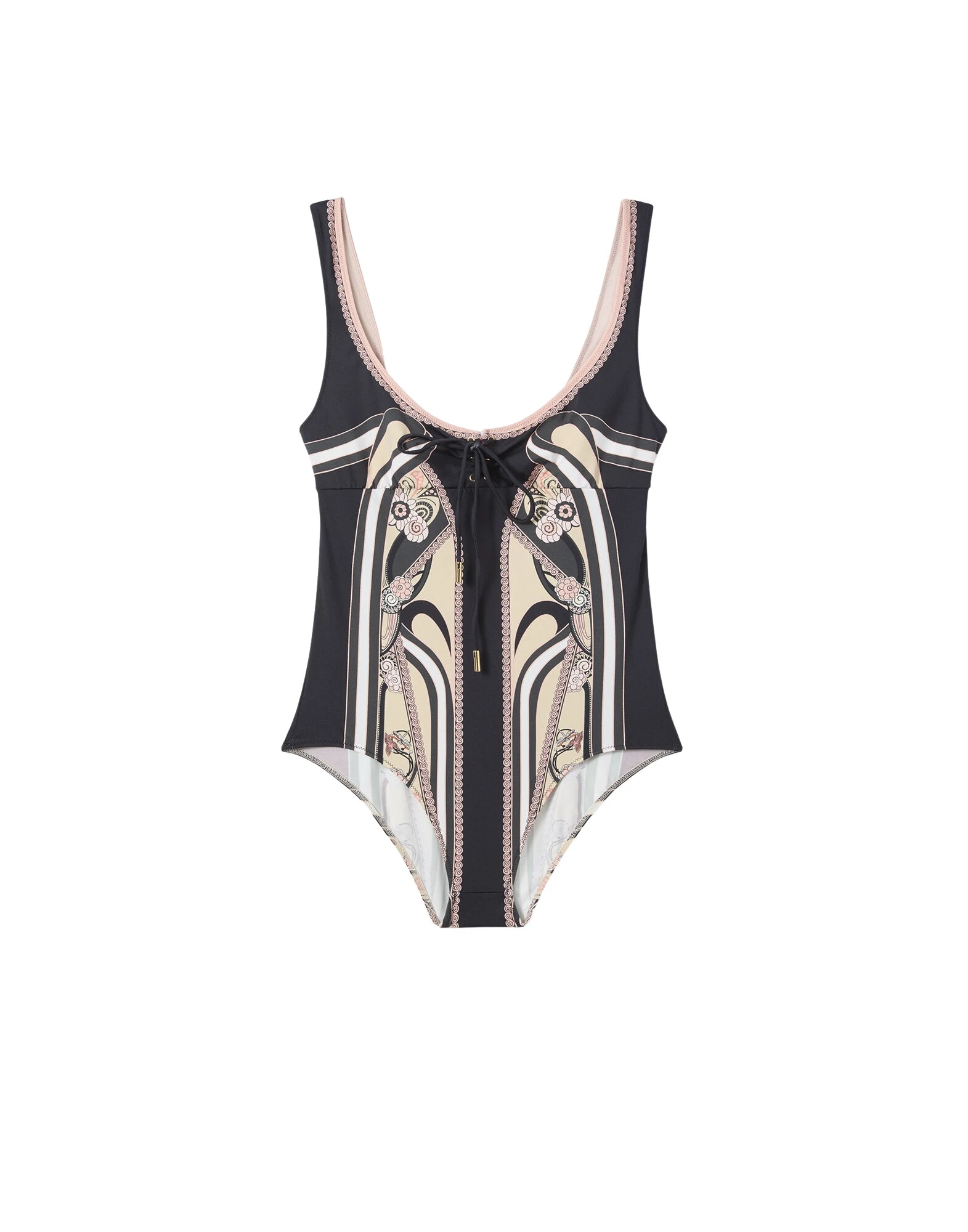 La DoubleJ Sleeveless Sunset Suit in Ambrosia Placée Pale Pink
