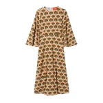 La DoubleJ Sorella Dress in Florette Fan Brown