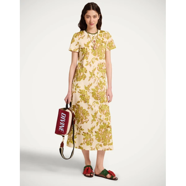 La DoubleJ Sporty Swing Dress in Oasis Green, view 5