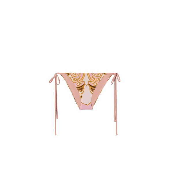 La DoubleJ String Bikini Bottom in Cocoon Placée Pink