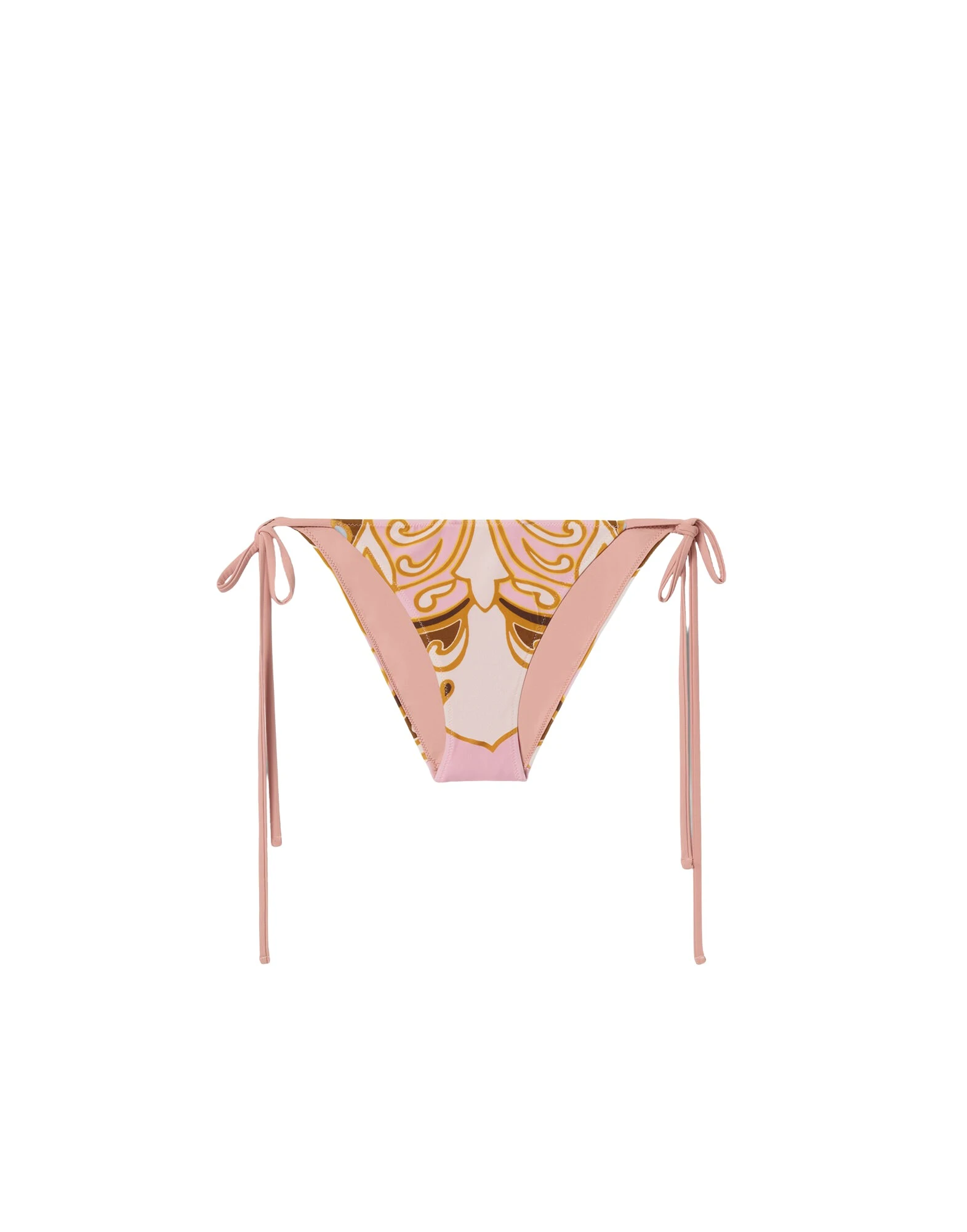 String Bikini Bottom in Cocoon Placée Pink