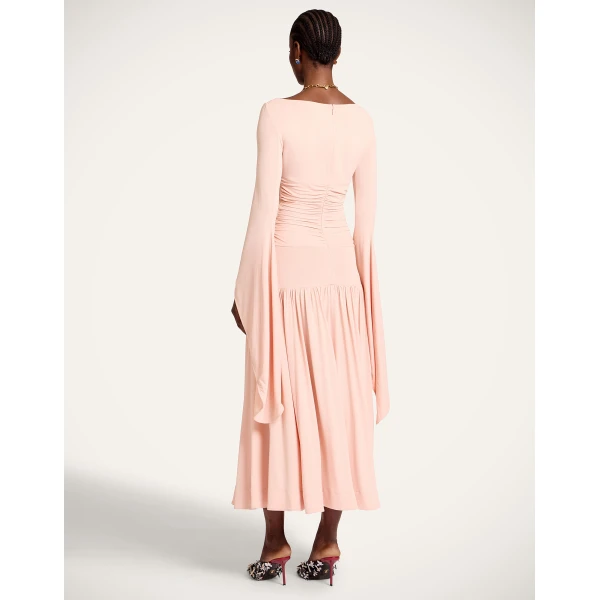 La DoubleJ Sublime Dress in Solid Peach, view 3