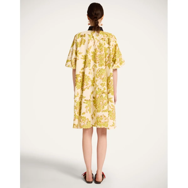 La DoubleJ Sunburst Dress in Oasis Green, view 3