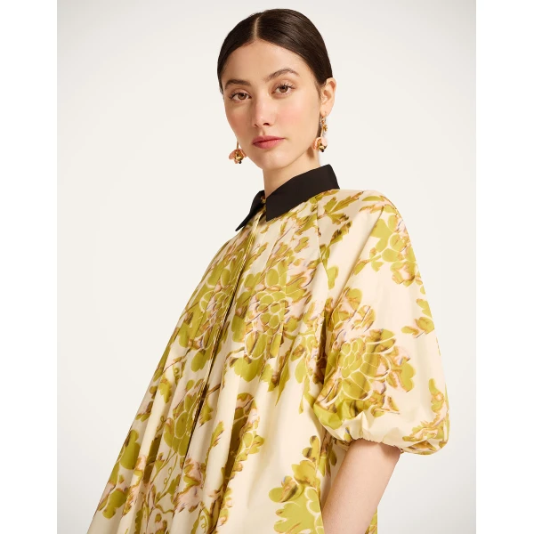 La DoubleJ Sunburst Dress in Oasis Green, view 5