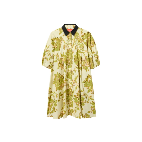 La DoubleJ Sunburst Dress in Oasis Green