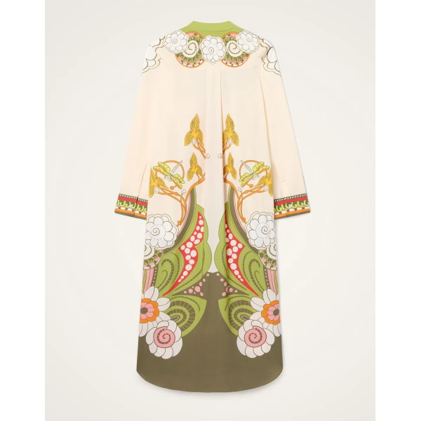 La DoubleJ Sundowner Tunic in Ambrosia Placée Ivory, view 6