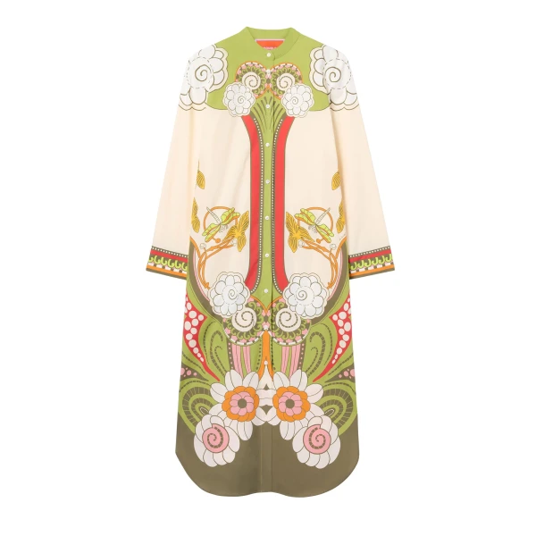 La DoubleJ Sundowner Tunic in Ambrosia Placée Ivory