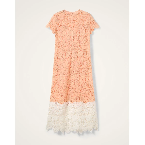 La DoubleJ Super Swing Dress in Solid Apricot, view 6
