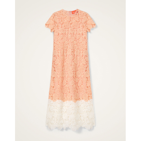 La DoubleJ Super Swing Dress in Solid Apricot - Dresses - Milanese Maximalist Fashion at Luxury Shoes 