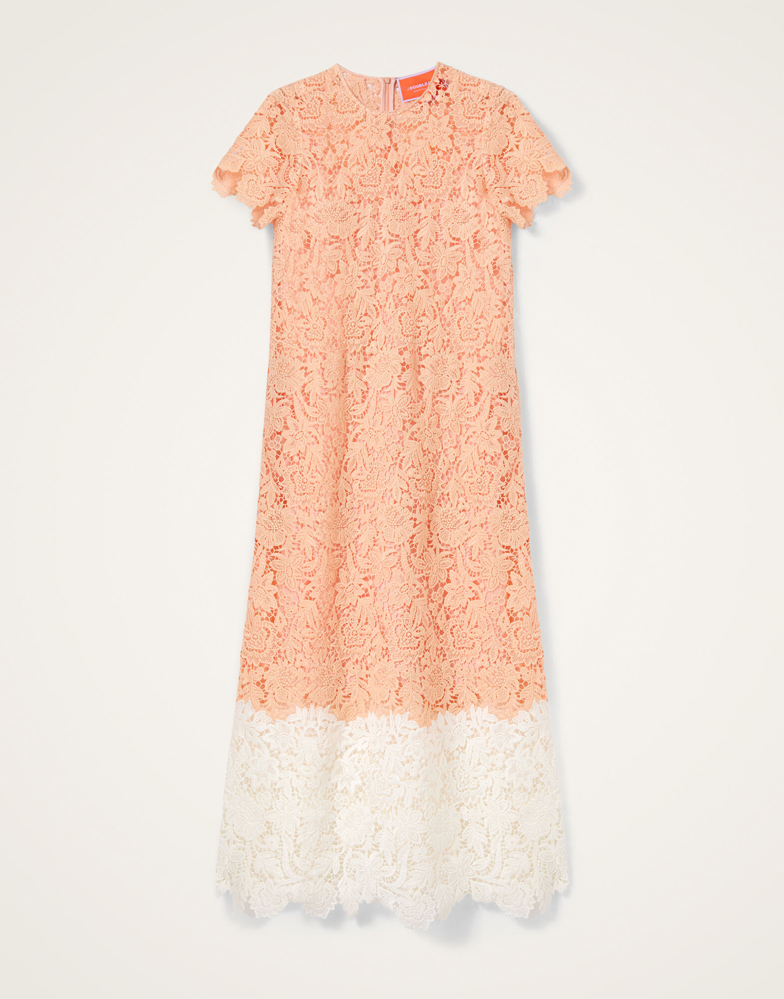 La DoubleJ Super Swing Dress in Solid Apricot - Dresses - Milanese Maximalist Fashion at Luxury Shoes 