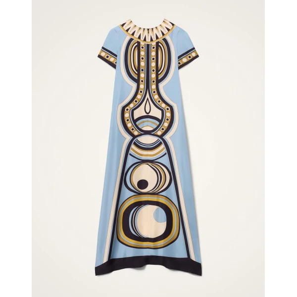 La DoubleJ Swing Dress in Sanctuary Placée Light Blue, view 6