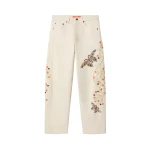 La DoubleJ The Barrel Jean in Solid Ecru
