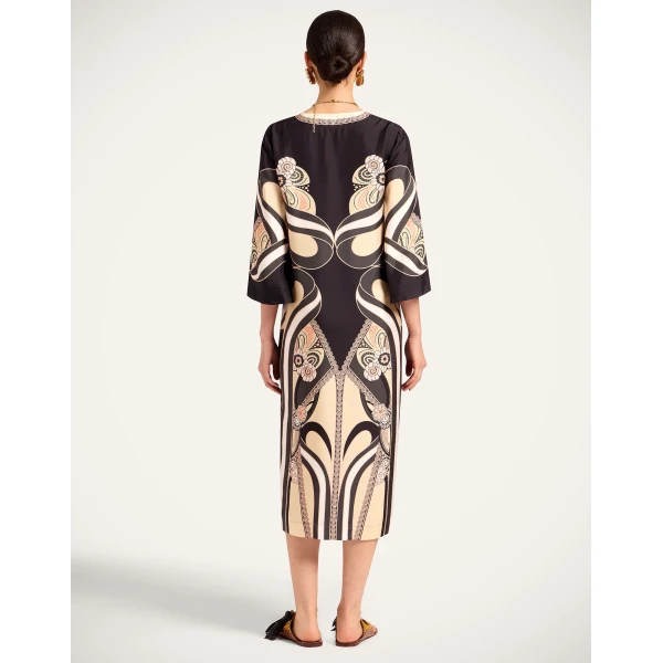 La DoubleJ The Kaftan in Ambrosia Placée Pale Pink, view 3