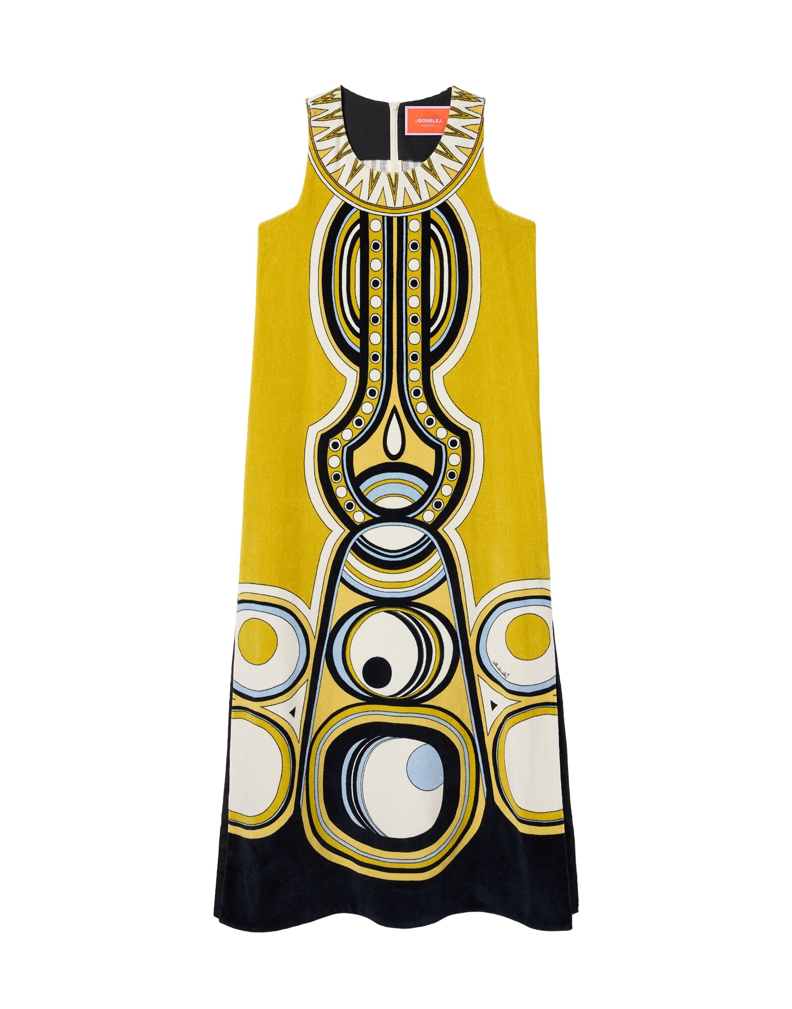 La DoubleJ Totem Dress in Sanctuary Placée Gold - Dresses - Milanese Maximalist Fashion at Luxury Shoes 