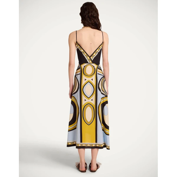 La DoubleJ Turn Around Dress in Sanctuary Placée Light Blue, view 3