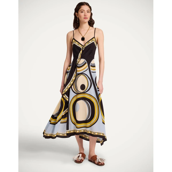 La DoubleJ Turn Around Dress in Sanctuary Placée Light Blue, view 5
