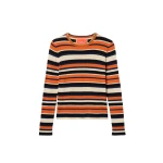 La-DoubleJ-Veneziana-Top-in-Multicolor-Orange19308_nobg La DoubleJ Veneziana Top in Multicolor Orange