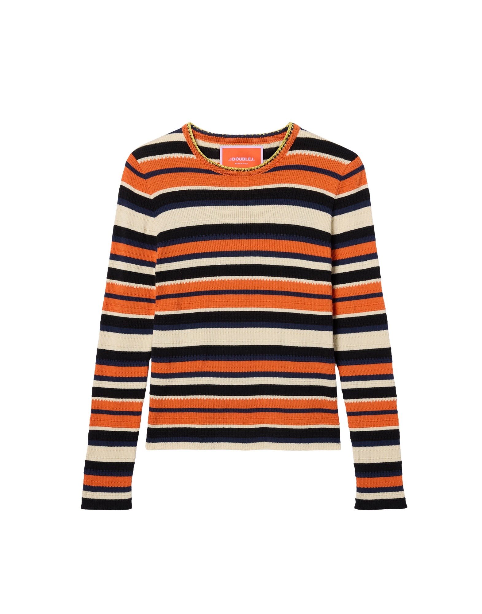 La DoubleJ Veneziana Top in Multicolor Orange