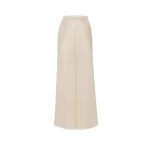 LaPointe Georgette Wide Leg Pant in Ecru