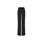 LaPointe Lightweight Satin Belted Pant in Black