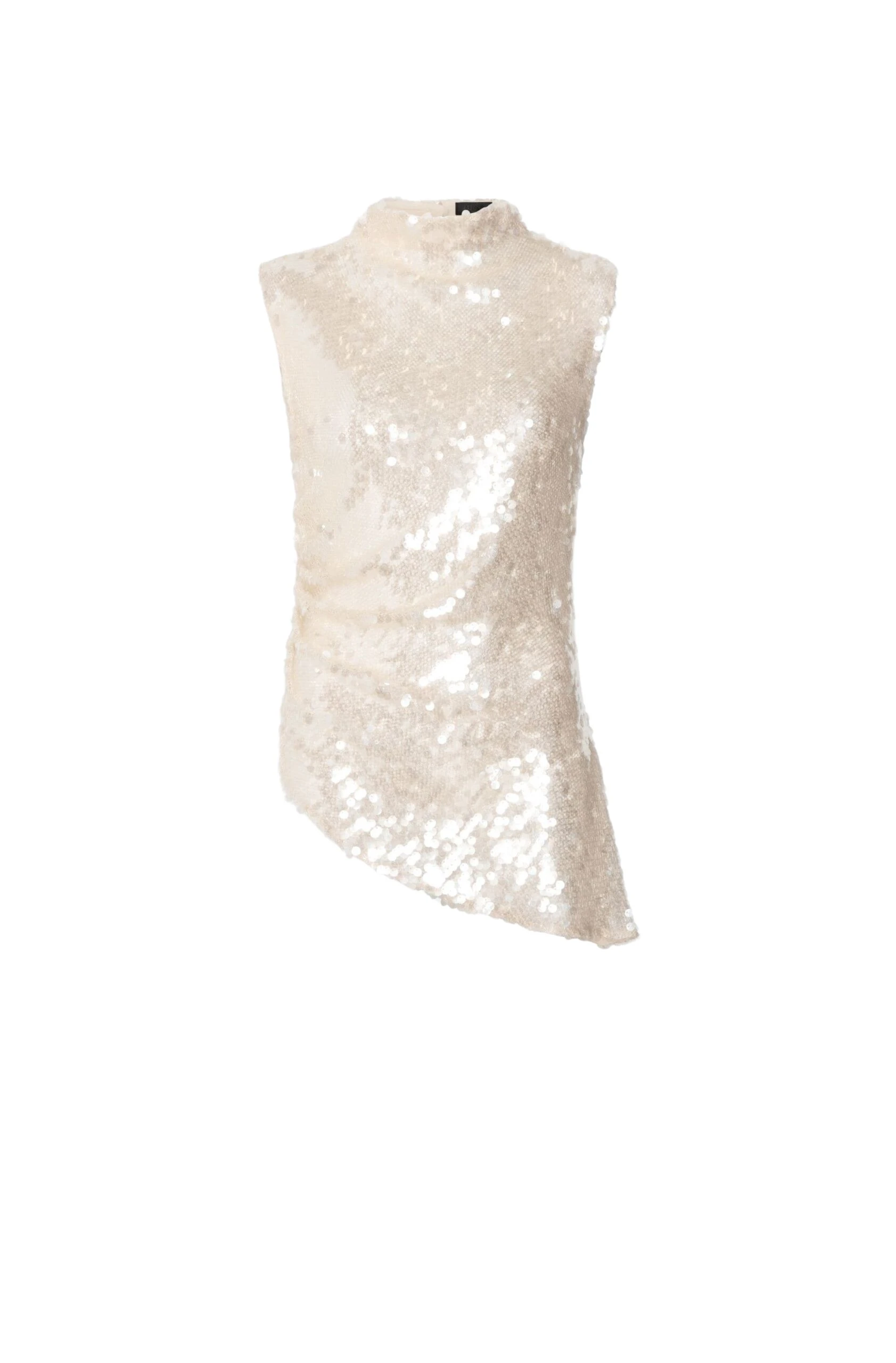 LaPointe-Mesh-Sequin-Mockneck-Top-With-Pleats-in-Ecru-scaled25845_nobg LaPointe Mesh Sequin Mockneck Top With Pleats in Ecru